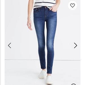 Madewell Sz 26 9” high rise skinny jean